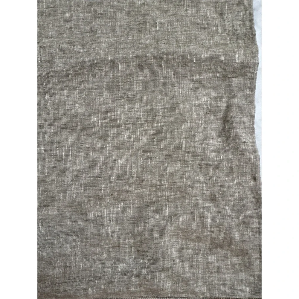 Pottery Barn Set-2 Standard Belgian Linen Pillowcases, Aloe NEW